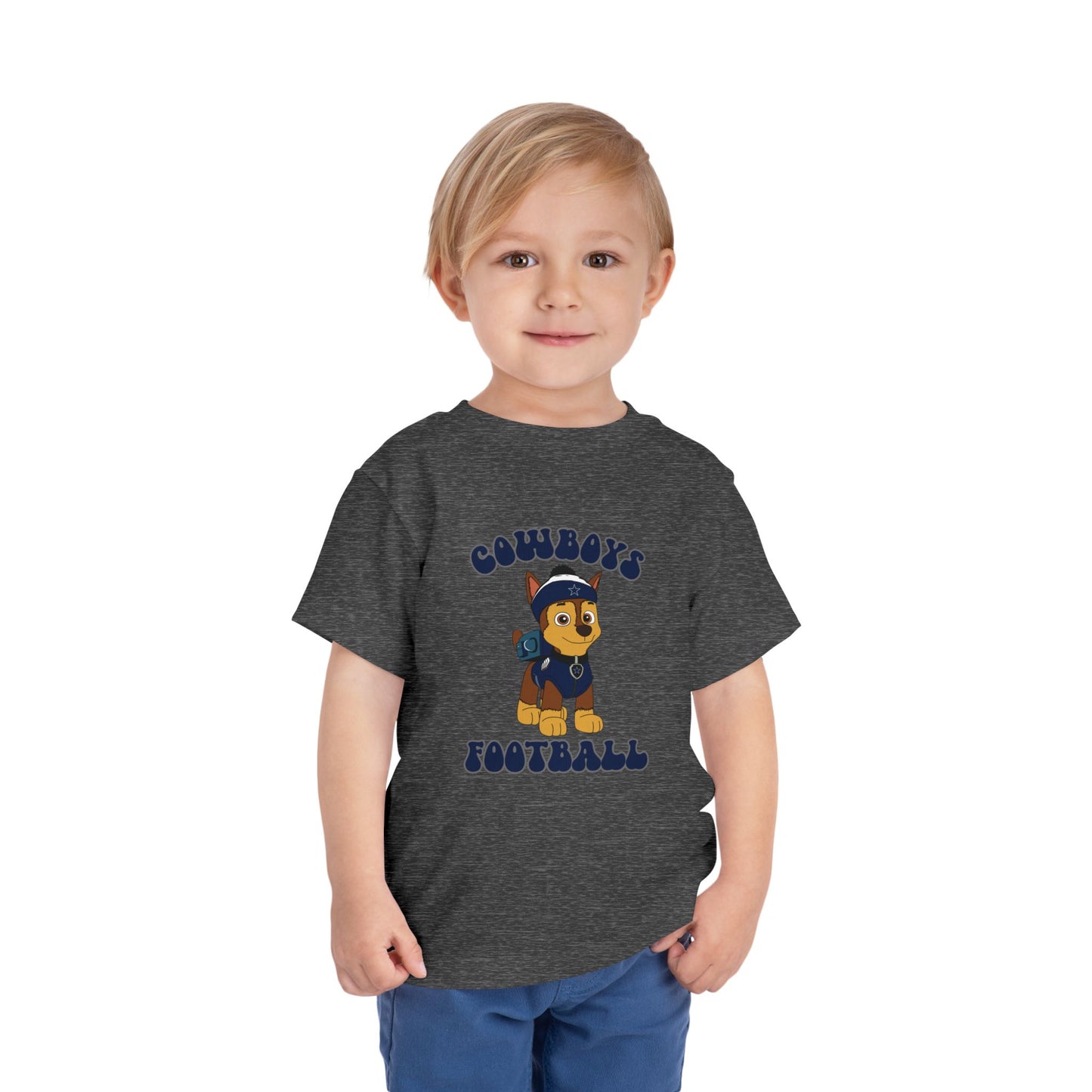 Customizable Chase Paw Patrol Pro Sports Design Toddler Tee - Sport and Team Customizable