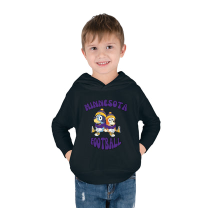 Toddler Bluey & Bingo Design Vikings Football - Inspired Pullover Fleece Hoodie