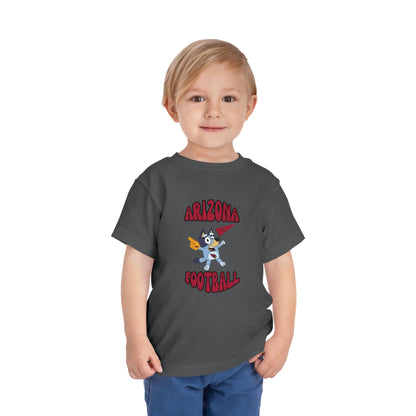 Toddler Bluey Design Arizona Cardinals Football  -Inspired T-Shirt