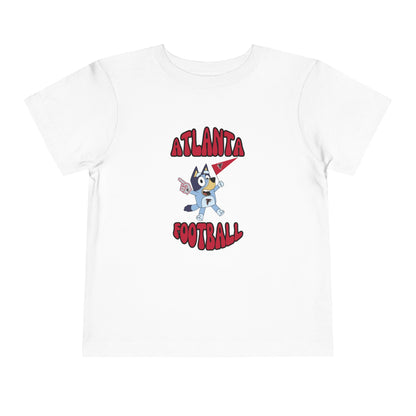 Toddler Bluey Design Atlanta Falcons Football  -Inspired T-Shirt