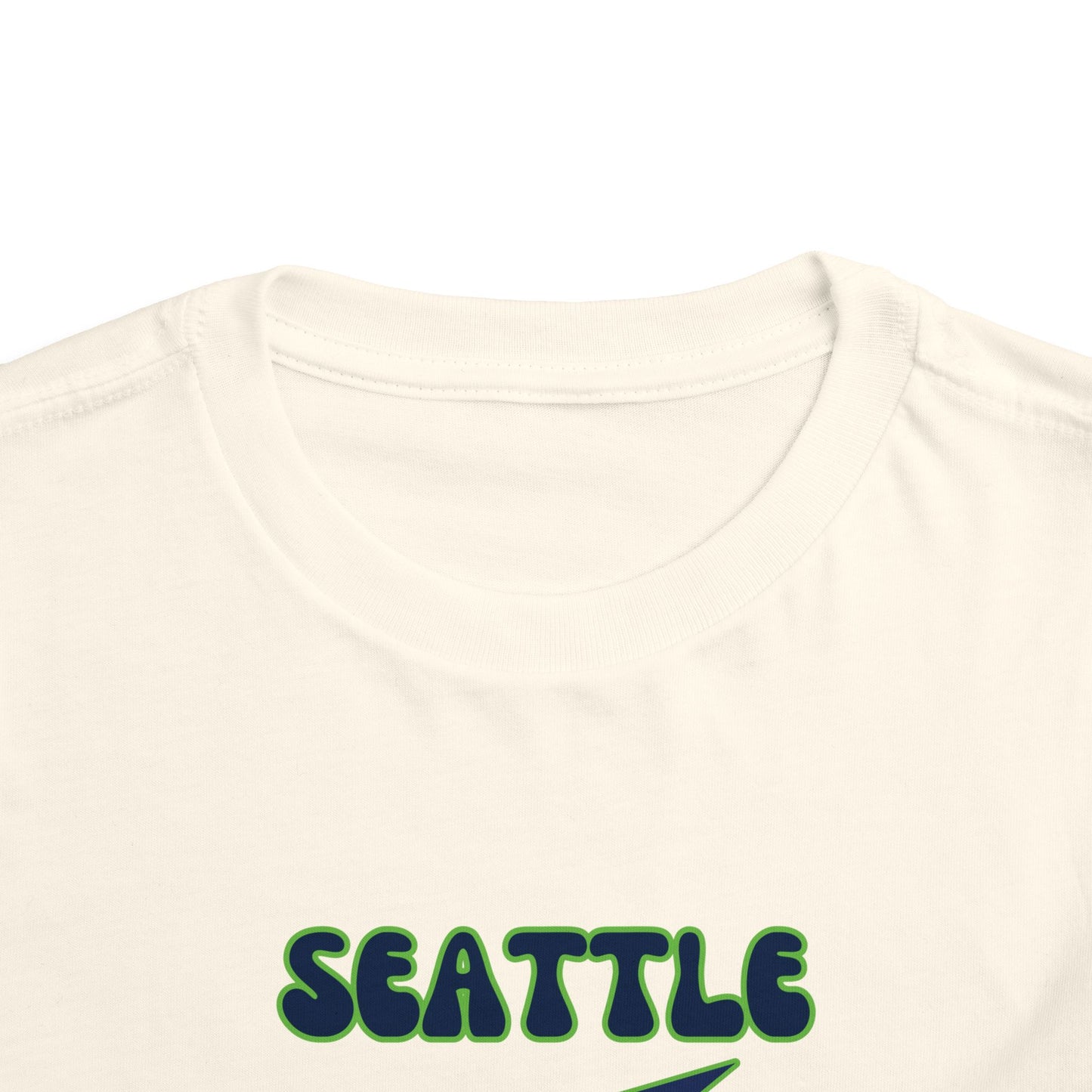 Toddler Bluey Design Seattle Seahawks Football -Inspired T-Shirt