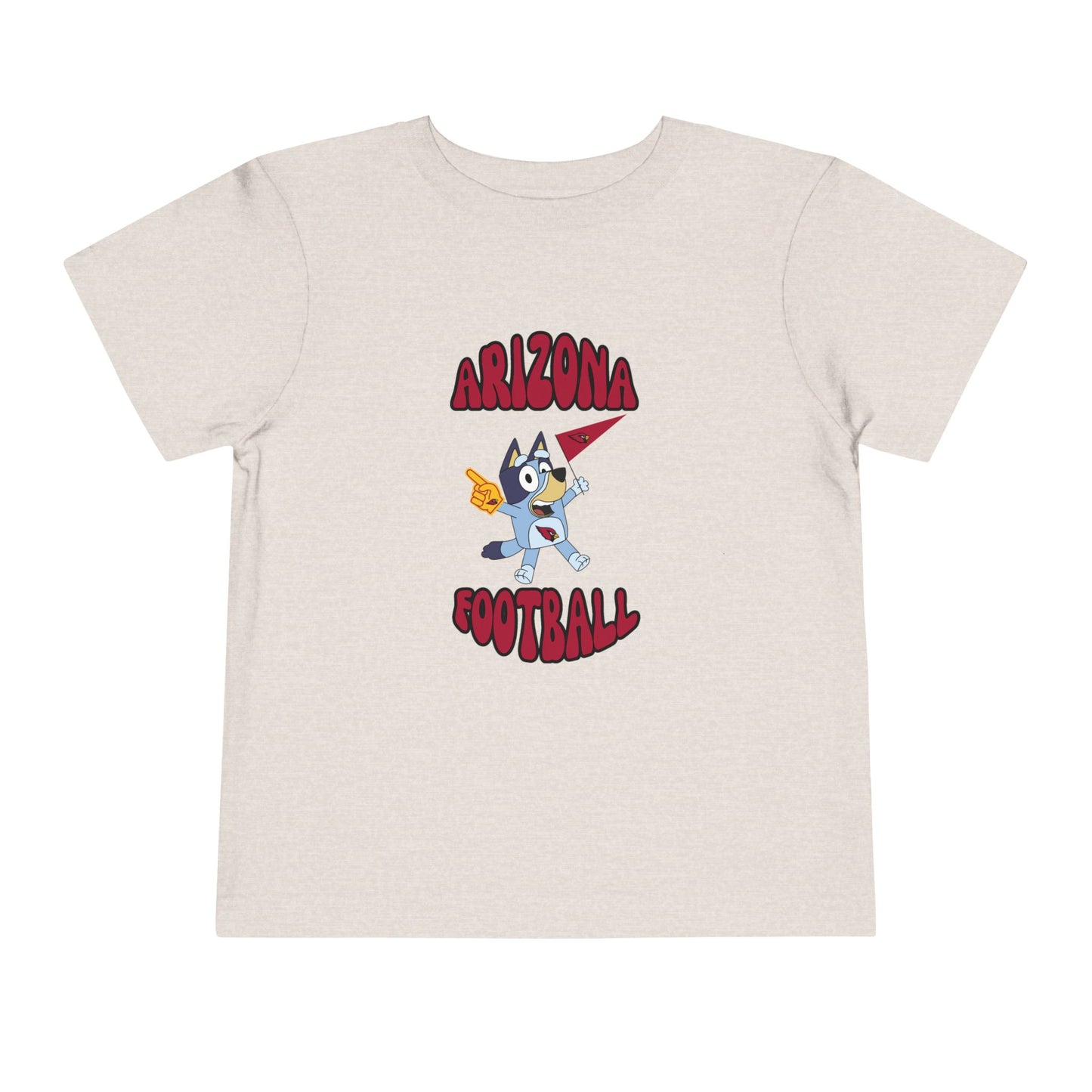 Toddler Bluey Design Arizona Cardinals Football  -Inspired T-Shirt