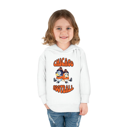 Toddler Bluey & Bingo Design Bears Football - Inspired Pullover Fleece Hoodie