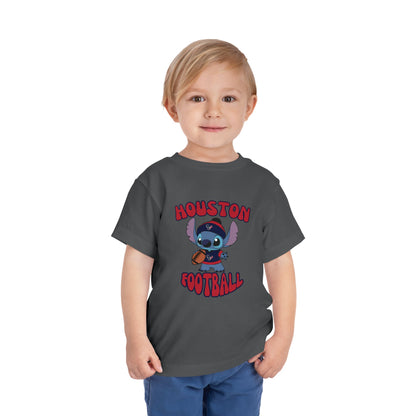 Toddler Stitch Design Houston Football - Inspired T-Shirt