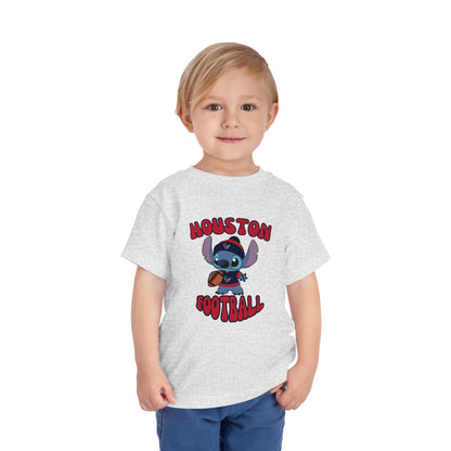 Toddler Stitch Design Houston Football - Inspired T-Shirt