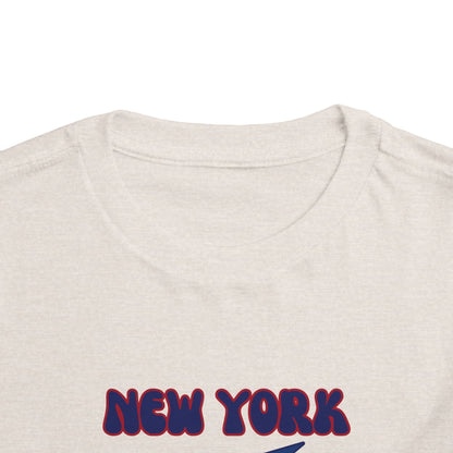 Toddler Bluey Design New York Giants Football -Inspired T-Shirt