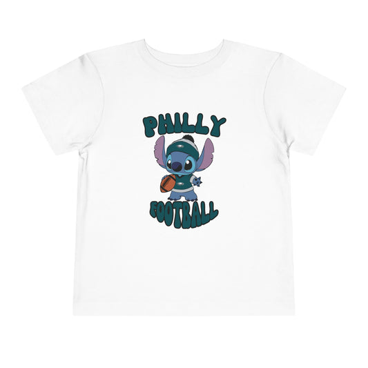 Toddler Stitch Design Eagles Football - Inspired T-Shirt