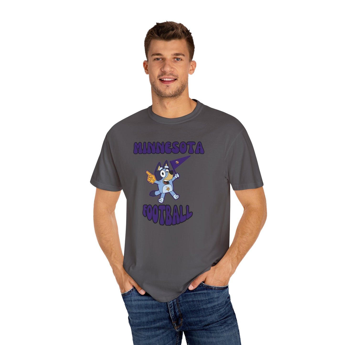 Unisex Bluey Design Minnesota Football -Inspired T-Shirt