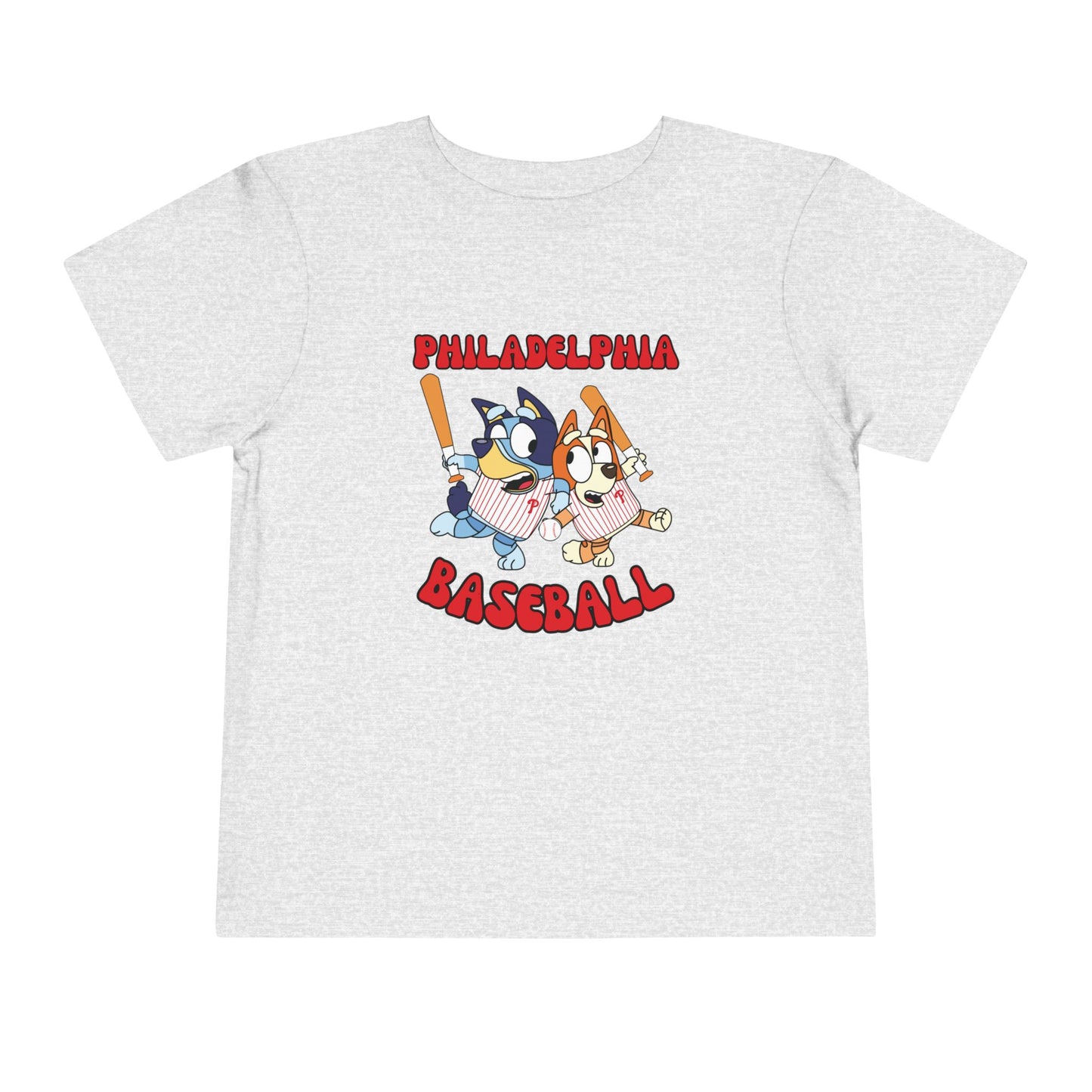 Toddler Bluey Design Philadelphia Phillies - Inspired T-Shirt