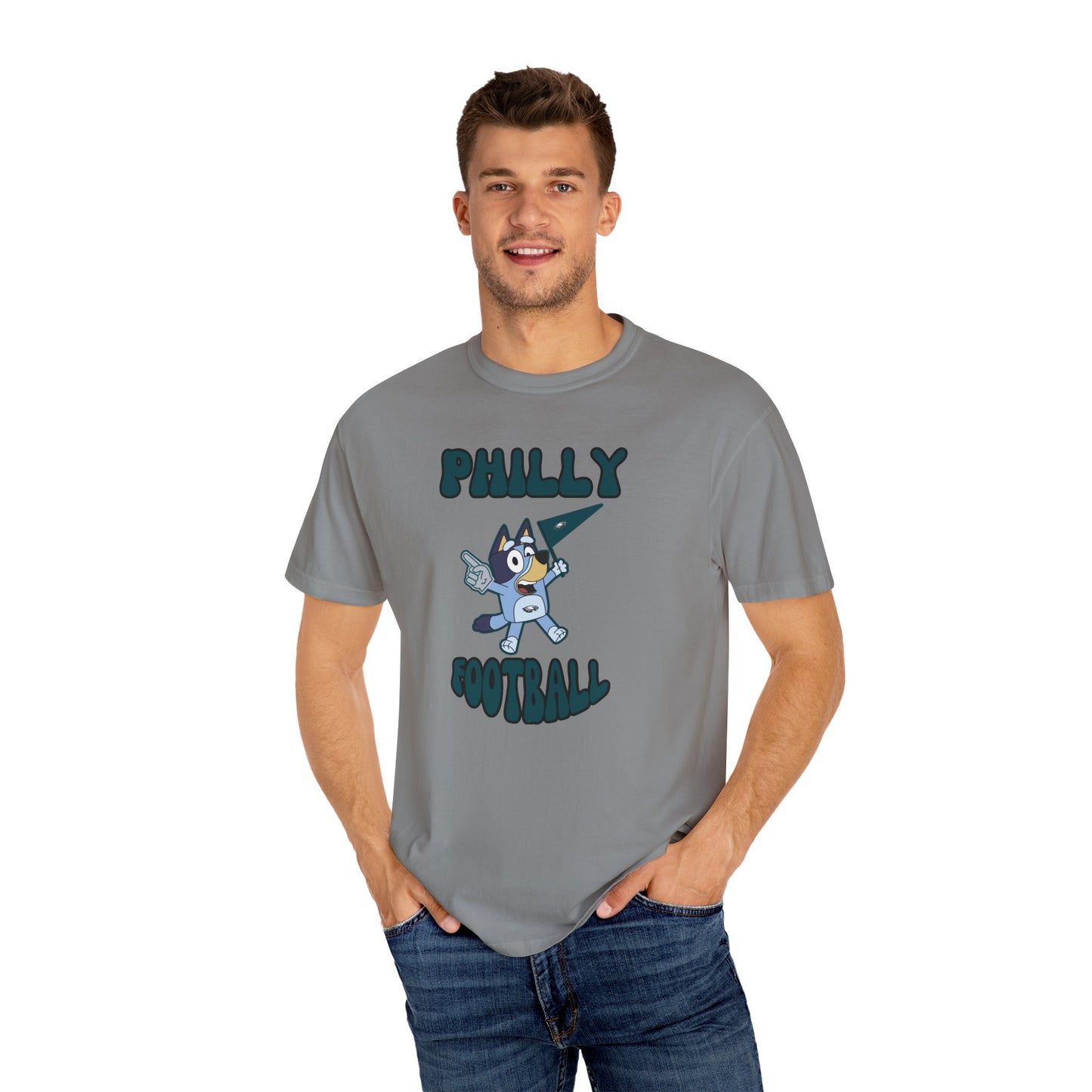 Unisex Bluey Design Philly Football -Inspired T-Shirt