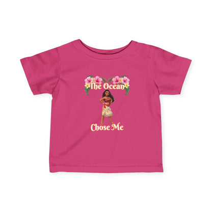 Moana Infant Tee-Shirt  - The Ocean Chose Me Infant Tee-Shirt