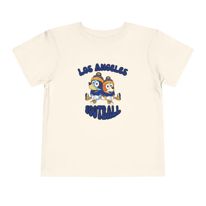 Toddler Bluey & Bingo Design Rams Football - Inspired T-Shirt