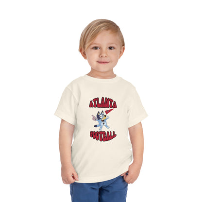 Toddler Bluey Design Atlanta Falcons Football  -Inspired T-Shirt