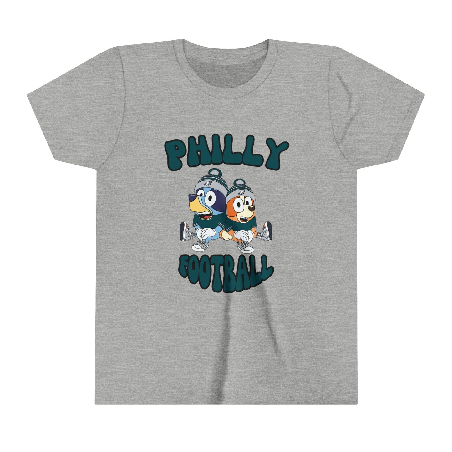 Youth Bluey & Bingo Design Philadelphia Eagles Football - Inspired T-Shirt