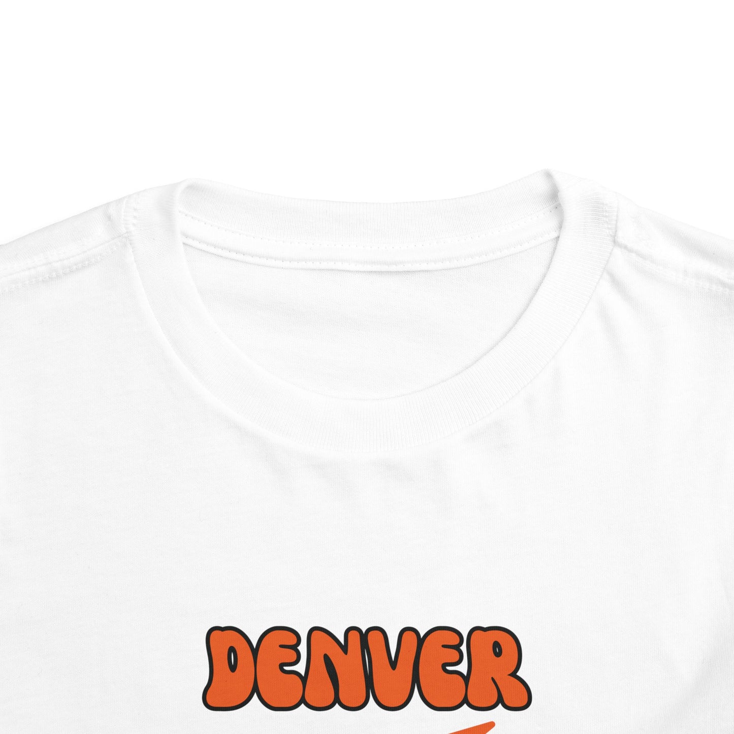 Toddler Bluey Design Denver Broncos Football  -Inspired T-Shirt