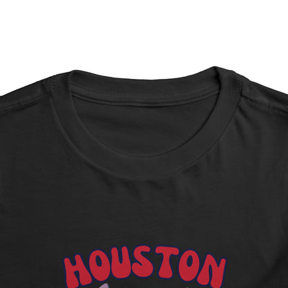 Toddler Stitch Design Houston Football - Inspired T-Shirt