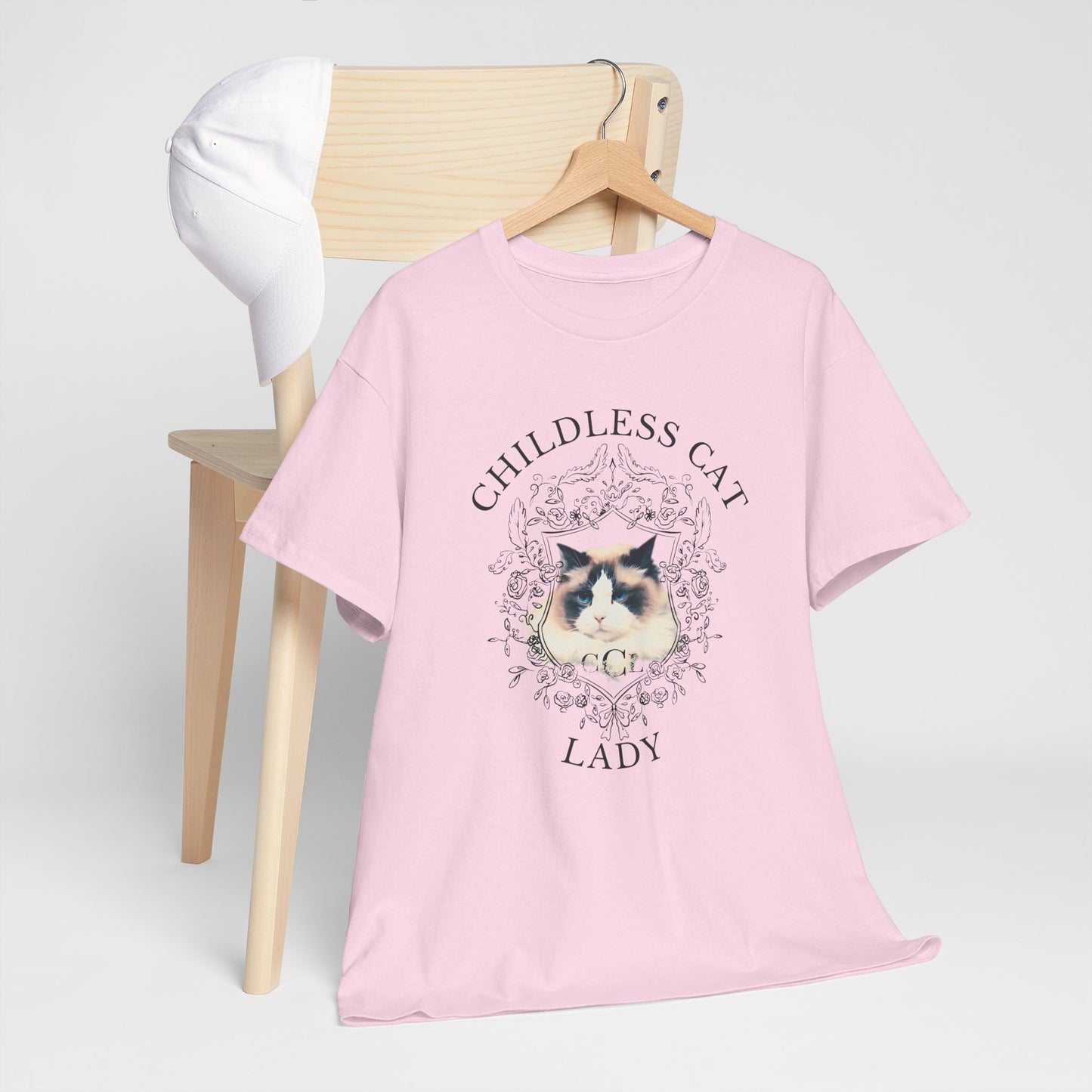 Unisex Childless Cat Lady T-Shirt