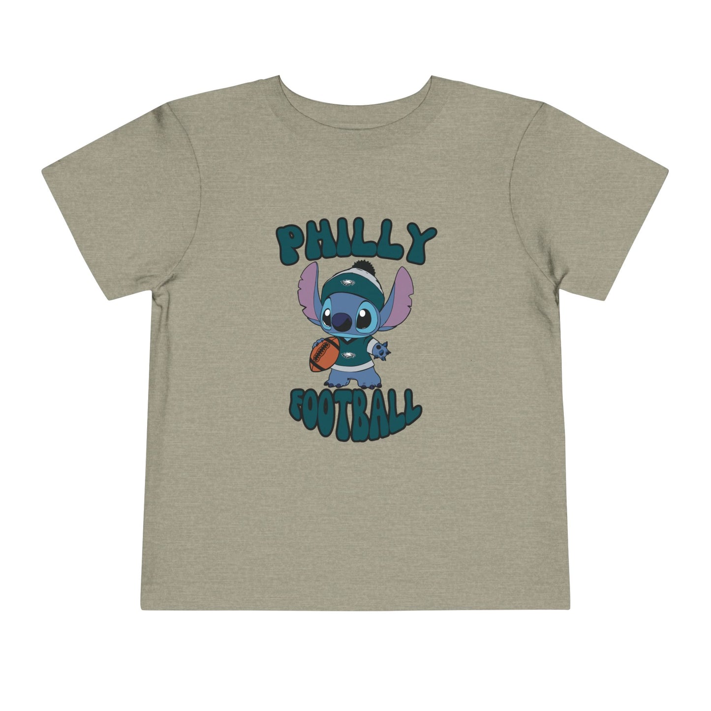 Toddler Stitch Design Eagles Football - Inspired T-Shirt