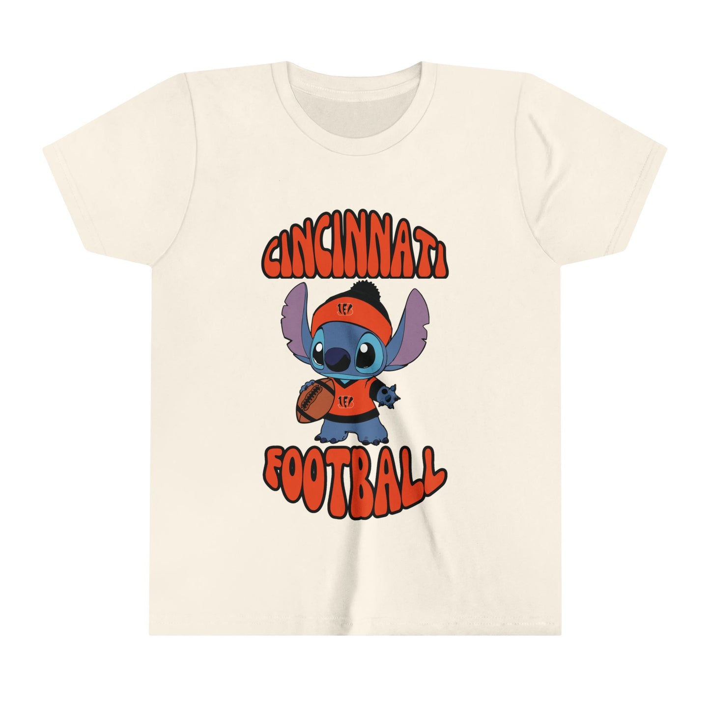 Youth Stitch Design Bengals Football - Inspired T-Shirt