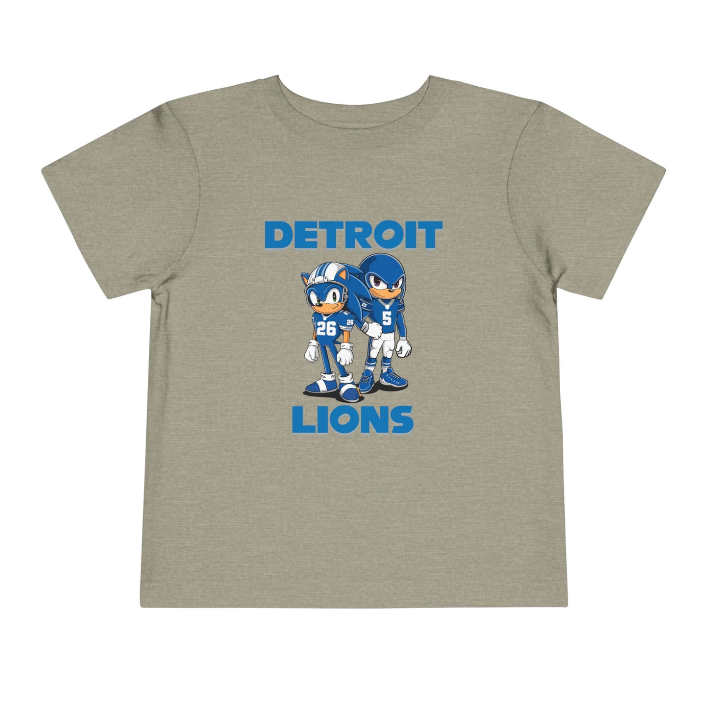 Toddler Tee Shirt - Sonic and Knuckles Jahmyr Gibbs and David Montgomery Detroit Lions