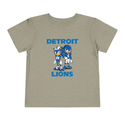 Toddler Tee Shirt - Sonic and Knuckles Jahmyr Gibbs and David Montgomery Detroit Lions