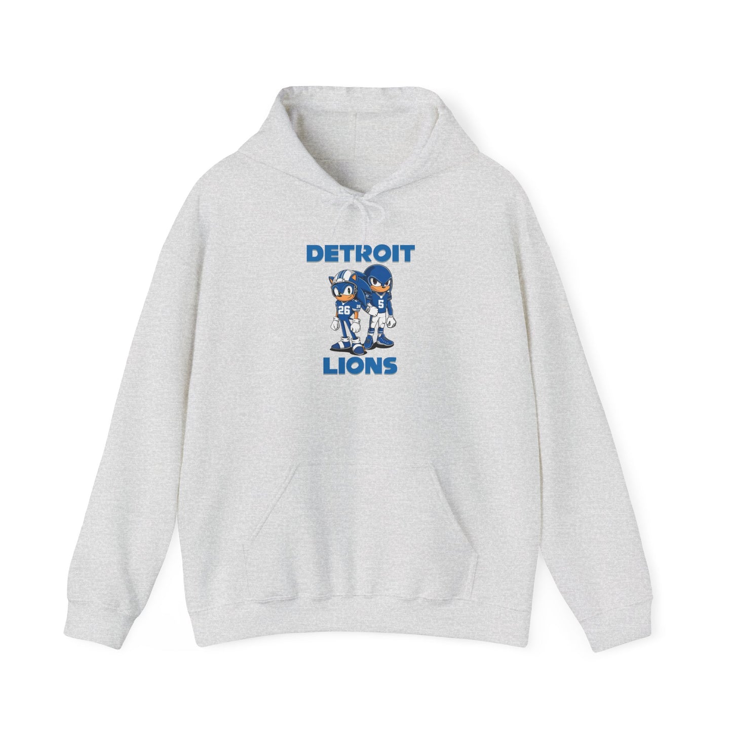 Sonic and Knuckles Jahmyr Gibbs and David Montgomery Detroit Lions Unisex Hoodie