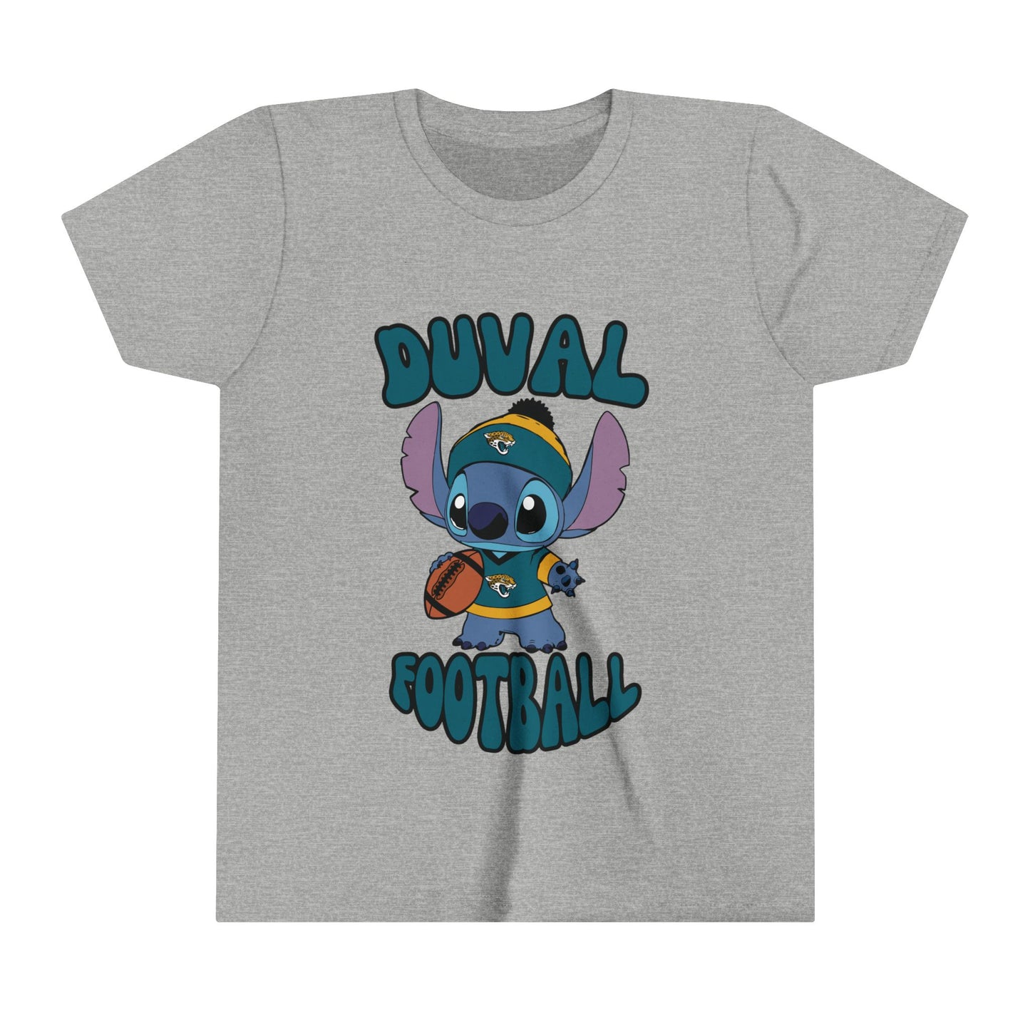 Youth Stitch Design Jaguars Football - Inspired T-Shirt