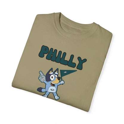 Unisex Bluey Design Philly Football -Inspired T-Shirt