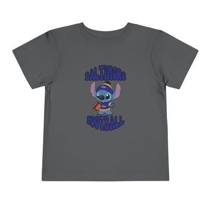 Toddler Stitch Design Ravens Football - Inspired T-Shirt