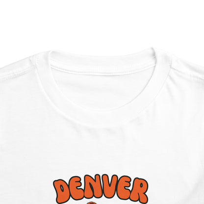 Toddler Bluey & Bingo Design Broncos Football - Inspired T-Shirt