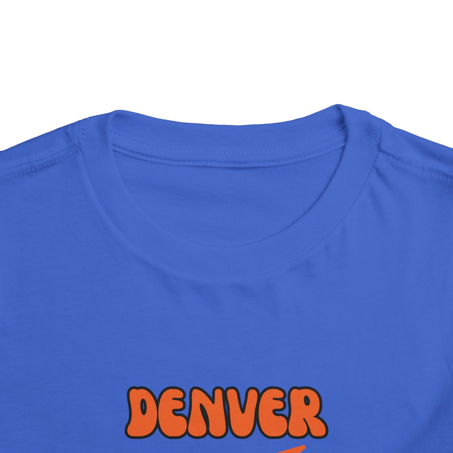 Toddler Bluey Design Denver Broncos Football  -Inspired T-Shirt