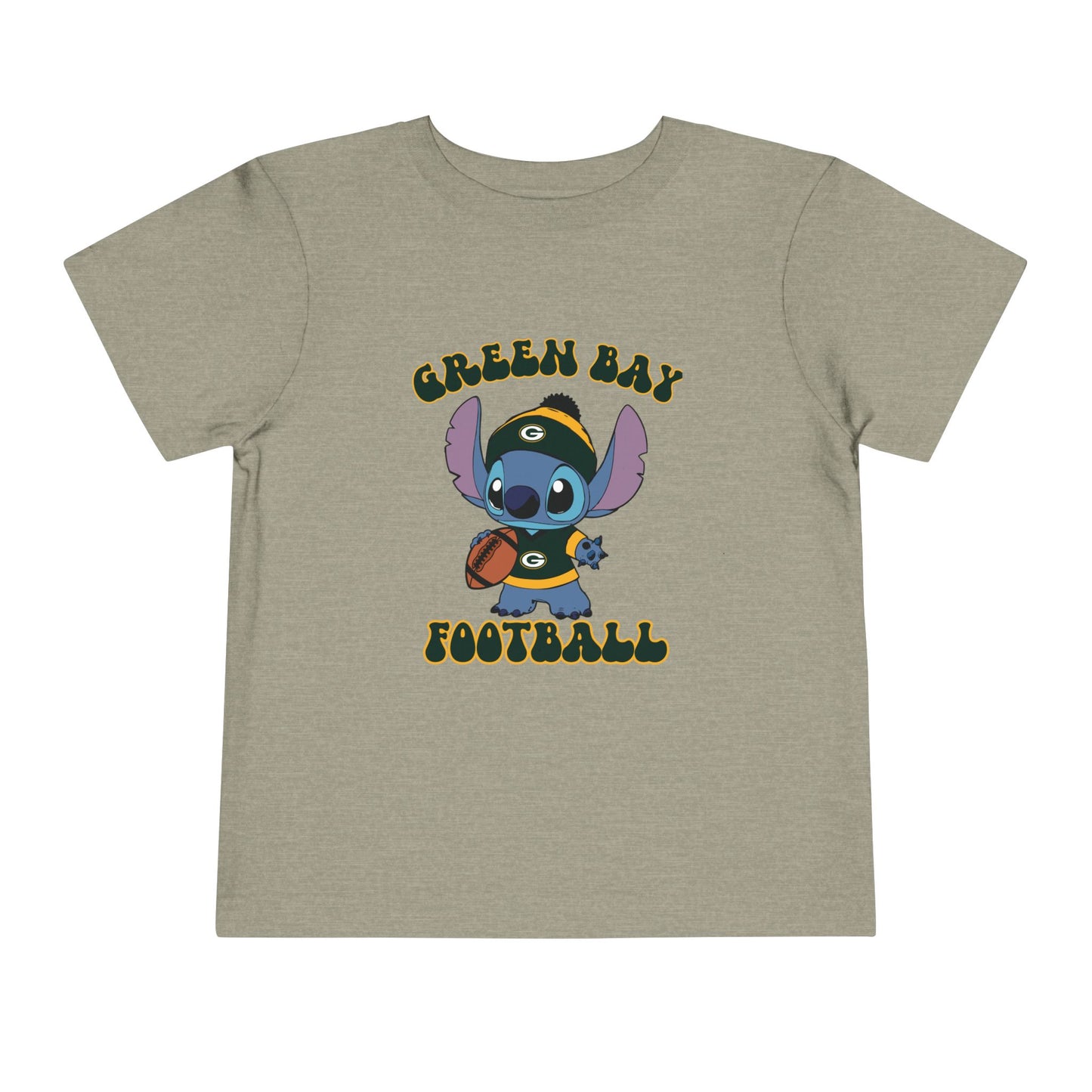 Toddler Stitch Design Packers Football - Inspired T-Shirt