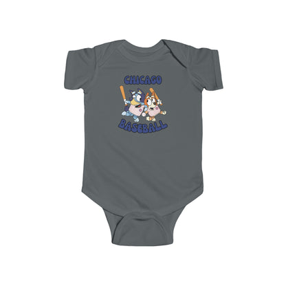 Toddler Bluey Design Chicago Cubs - Inspired Bodysuit