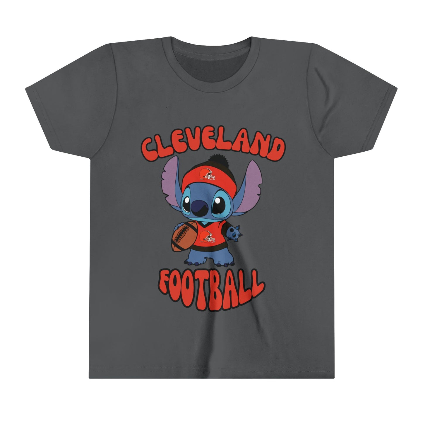 Youth Stitch Design Browns Football - Inspired T-Shirt