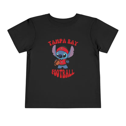 Toddler Stitch Design Buccaneers Football - Inspired T-Shirt