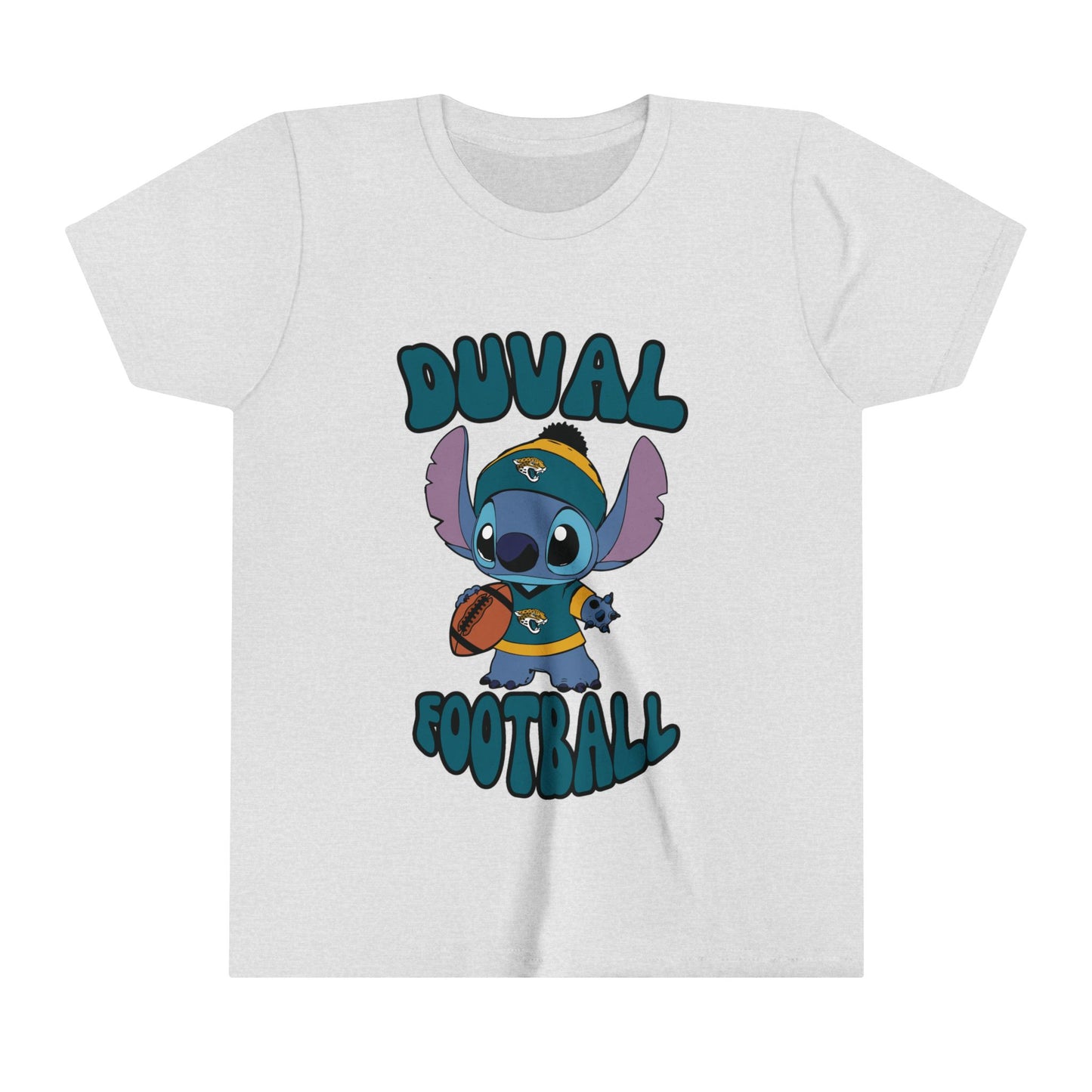 Youth Stitch Design Jaguars Football - Inspired T-Shirt