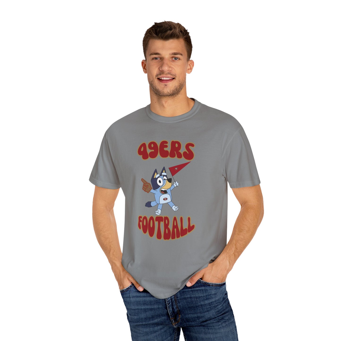 Unisex Bluey Design 49ERs Football-Inspired T-Shirt