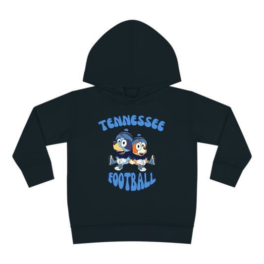 Toddler Bluey & Bingo Design Titans Football - Inspired Pullover Fleece Hoodie