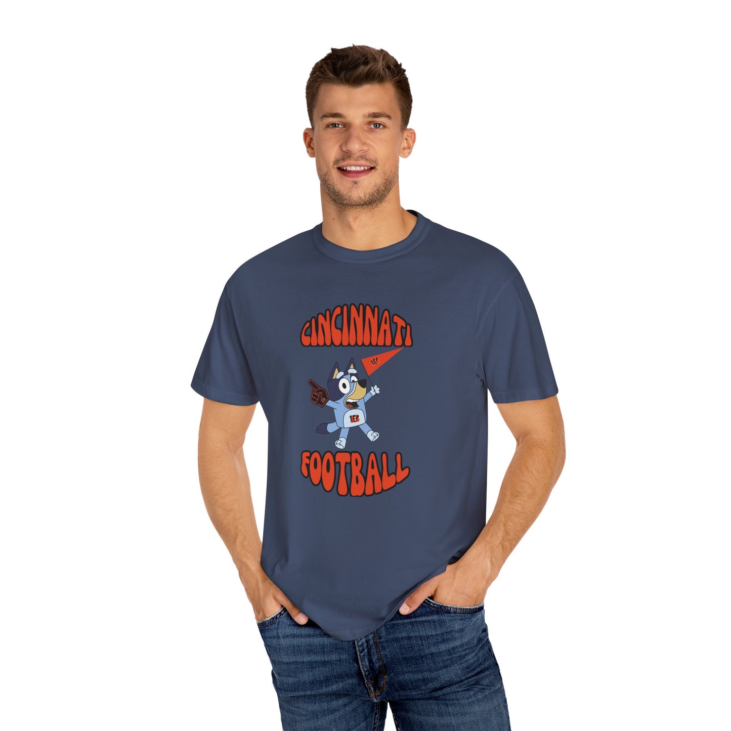 Unisex Bluey Design Cincinnati Bengals -Inspired T-Shirt