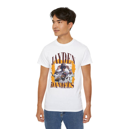 Jayden Daniels Vintage Graphic 90s T-Shirt, Sport Homage Graphic T-shirt Unisex