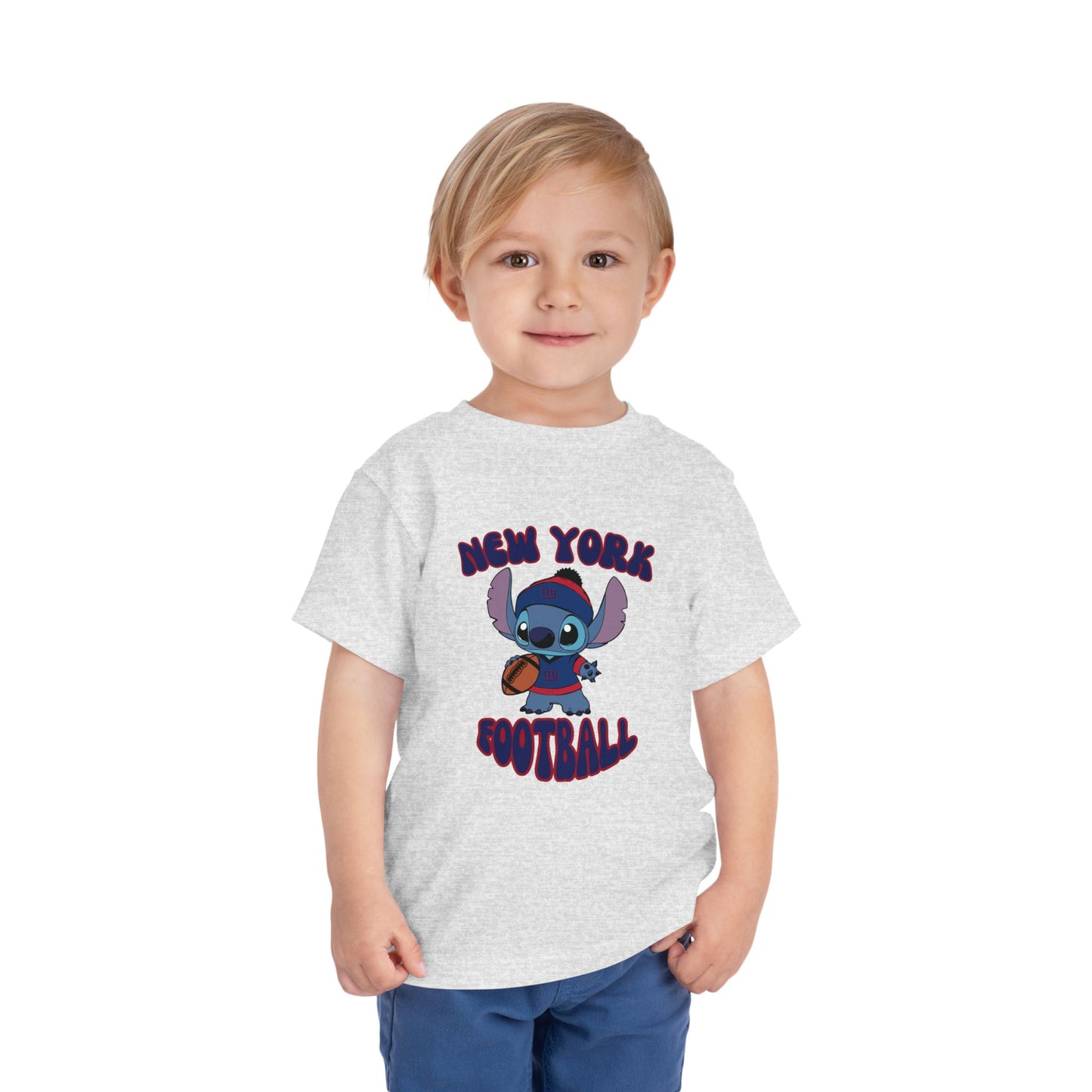 Toddler Stitch Design Giants Football - Inspired T-Shirt