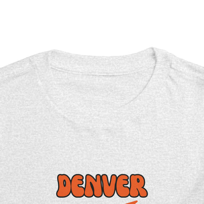 Toddler Bluey Design Denver Broncos Football  -Inspired T-Shirt