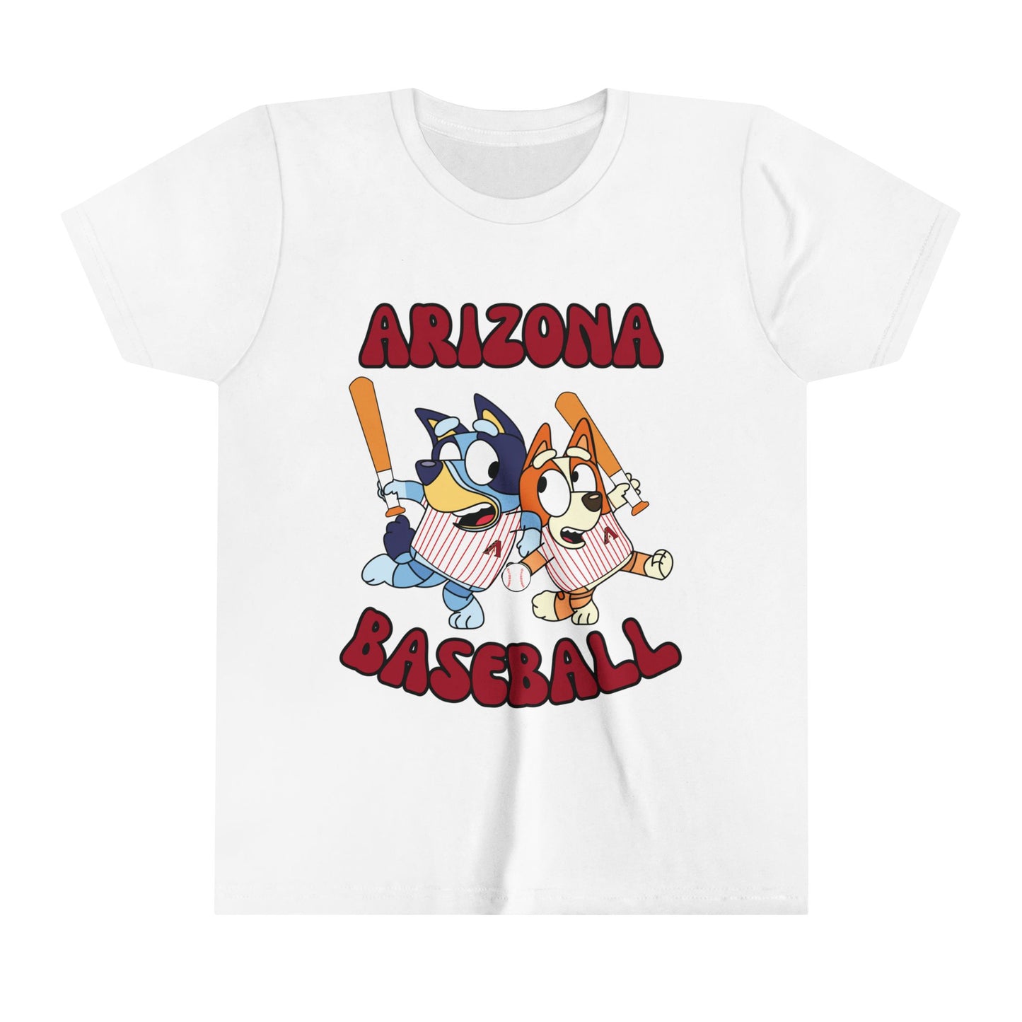 Youth Bluey Design Arizona Diamondbacks - Inspired T-Shirt