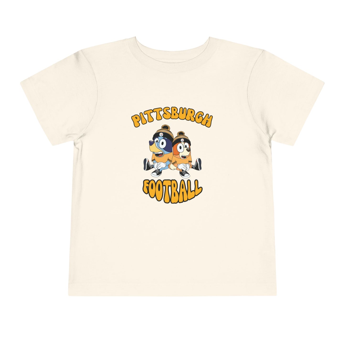 Toddler Bluey & Bingo Design Pittsburgh Steelers Football - Inspired T-Shirt