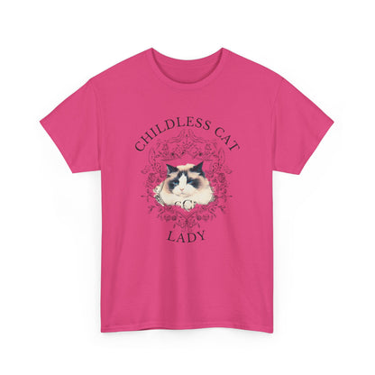 Unisex Childless Cat Lady T-Shirt