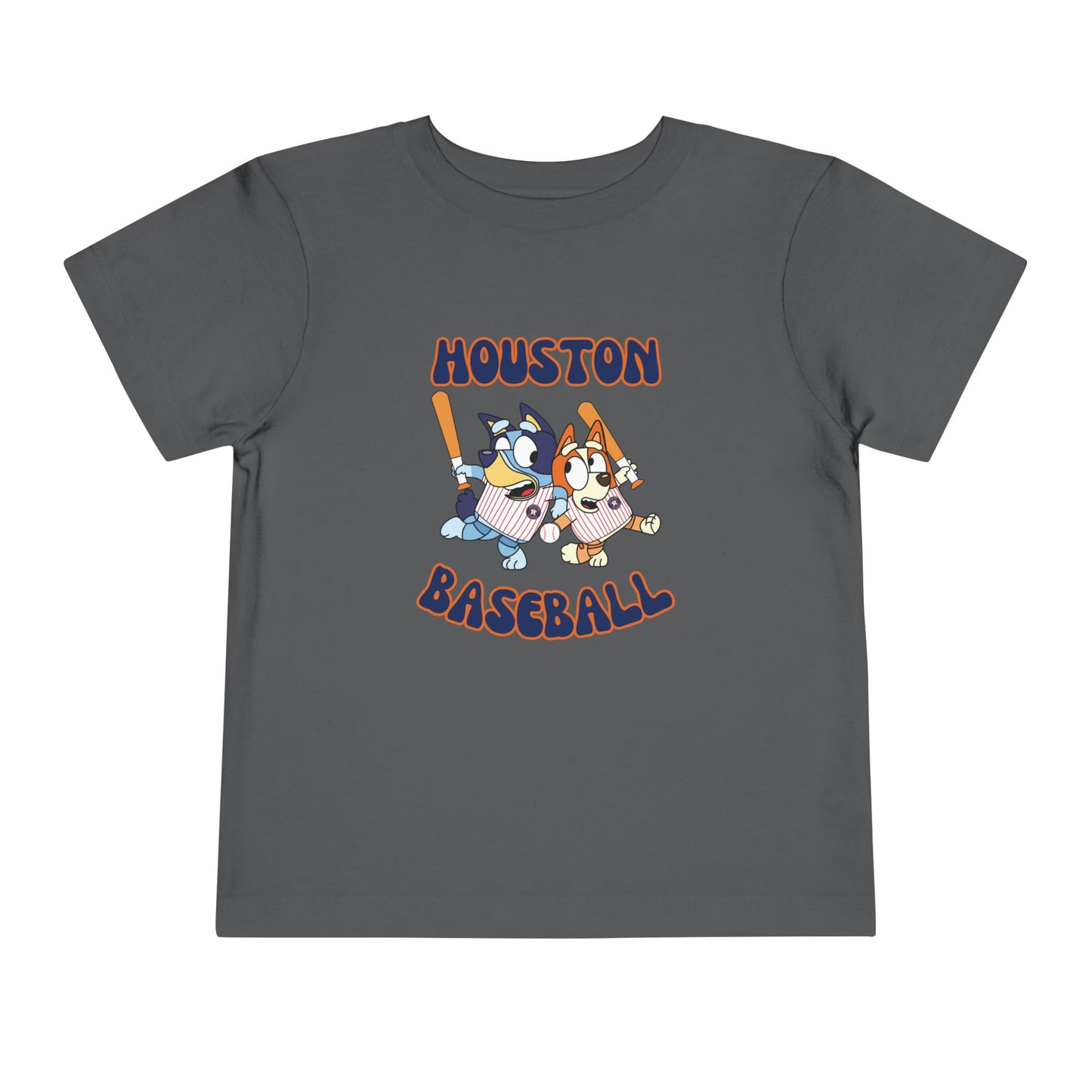 Toddler Bluey Design Houston Baseball - Inspired T-Shirt