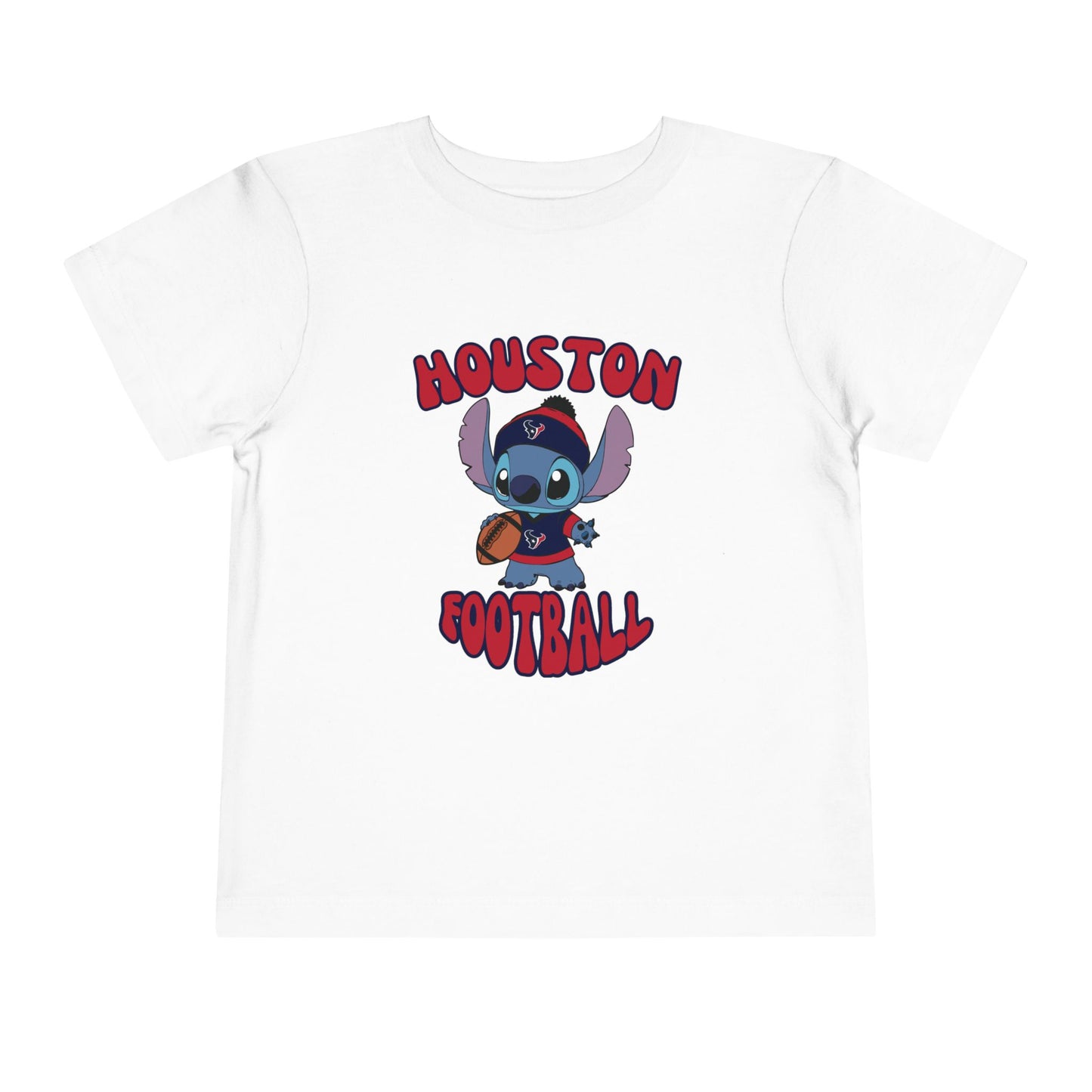 Toddler Stitch Design Houston Football - Inspired T-Shirt