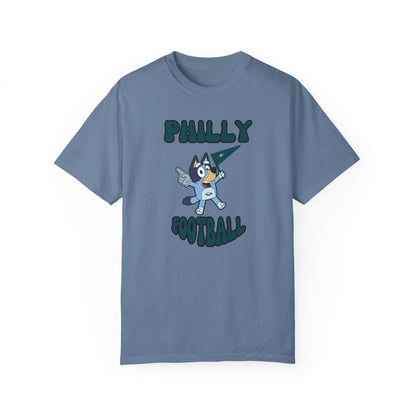 Unisex Bluey Design Philly Football -Inspired T-Shirt