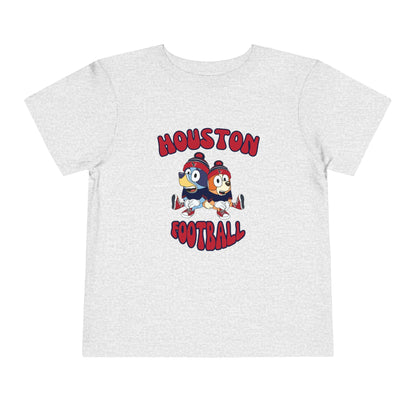 Toddler Bluey & Bingo Design Texans Football - Inspired T-Shirt