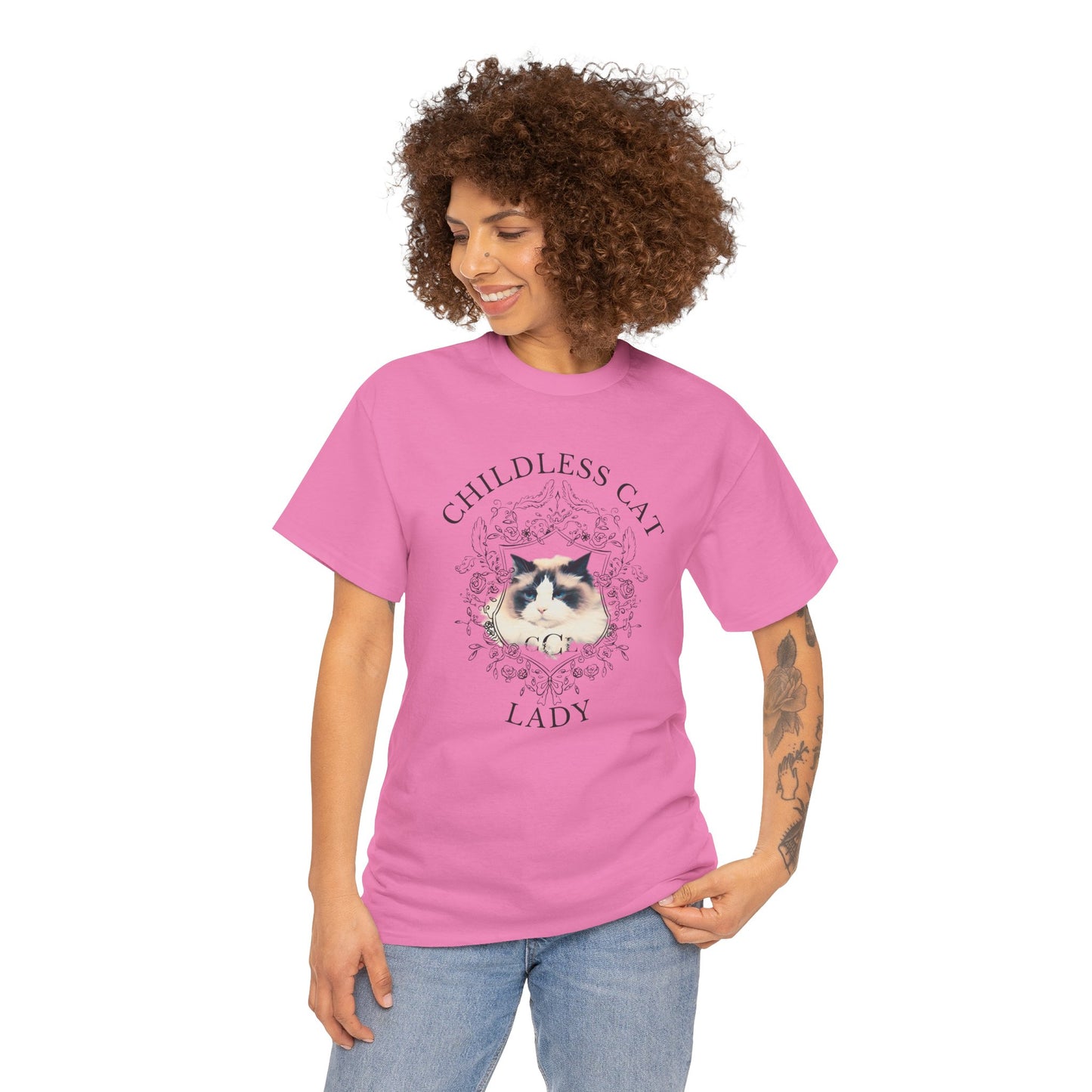 Unisex Childless Cat Lady T-Shirt